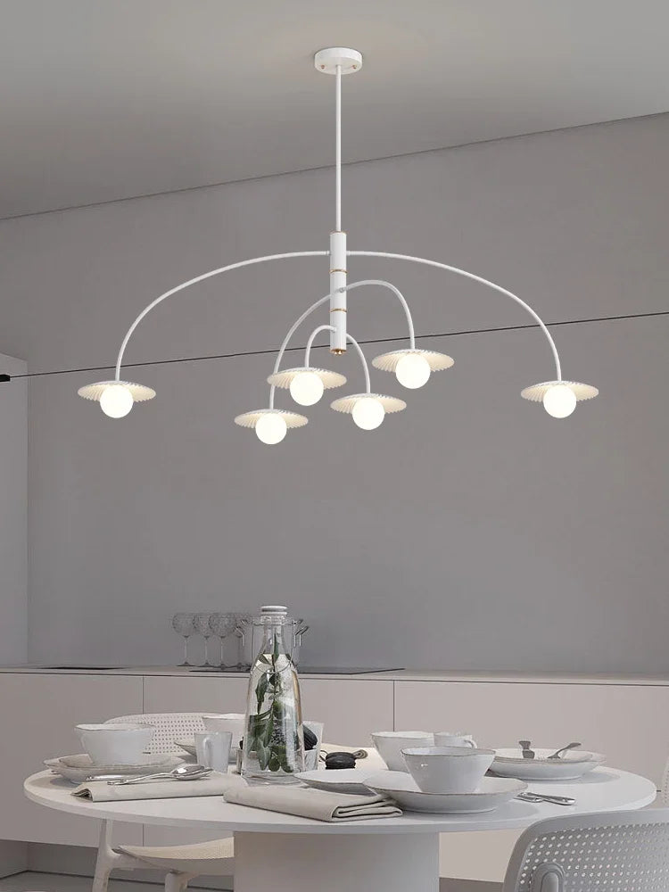 lustre moderne en verre pour décoration intérieure créative et artistique - vue 6 sur 12
