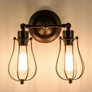Wandleuchte im europäischen Stil aus Schmiedeeisen retro industriell schlicht