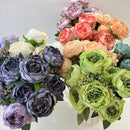 fleurs artificielles bouquet de pivoines pour mariage et décoration