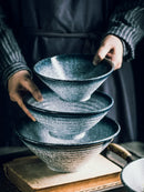 Bol ramen céramique style japonais motifs traditionnels