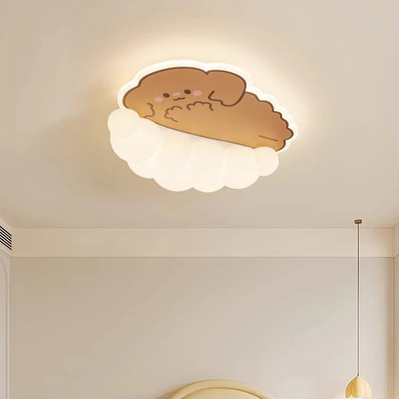 plafonnier mignon pour chambre d'enfant chiot chat panda moderne - vue 4 sur 9