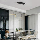 lustre led design réglable suspension pour intérieur maison
