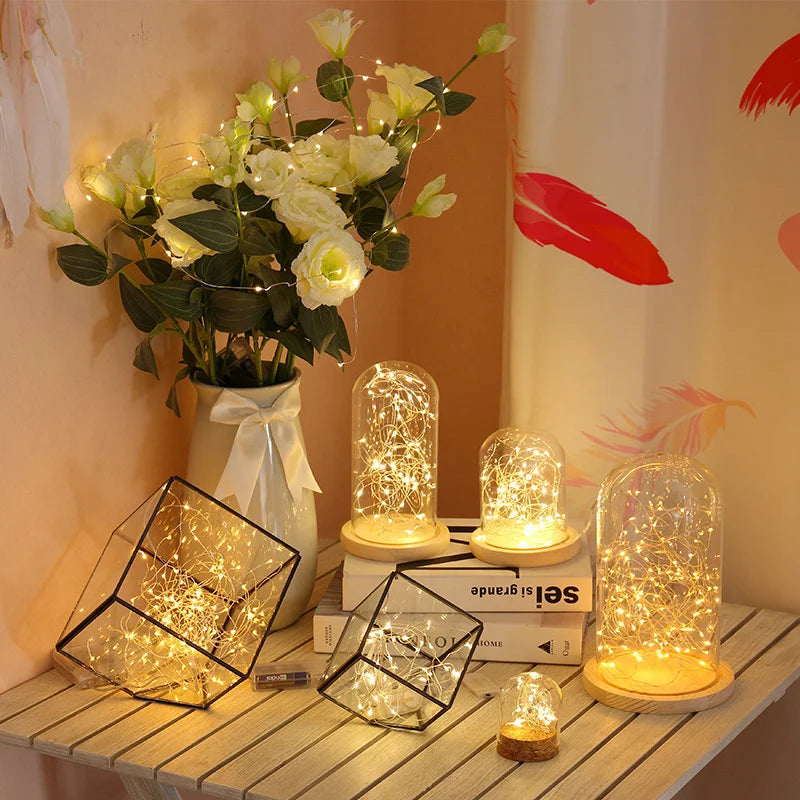guirlande lumineuse led usb batterie étanche pour fêtes et décorations - vue 6 sur 10