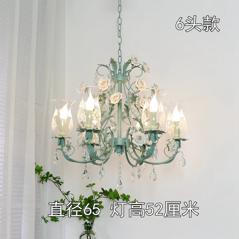 lustre en cristal français style nordique pour éclairage élégant - vue 10 sur 10