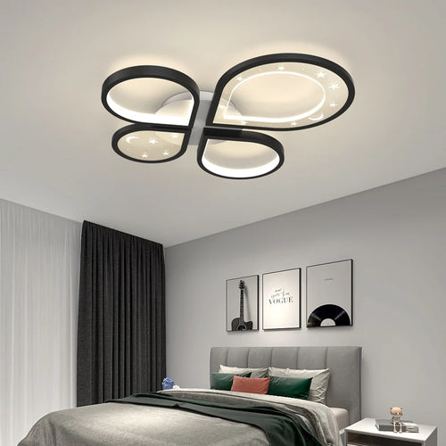 Kreative LED-Deckenleuchte Moderner Nordischer Kronleuchter Goldfarben - vue 6 sur 10