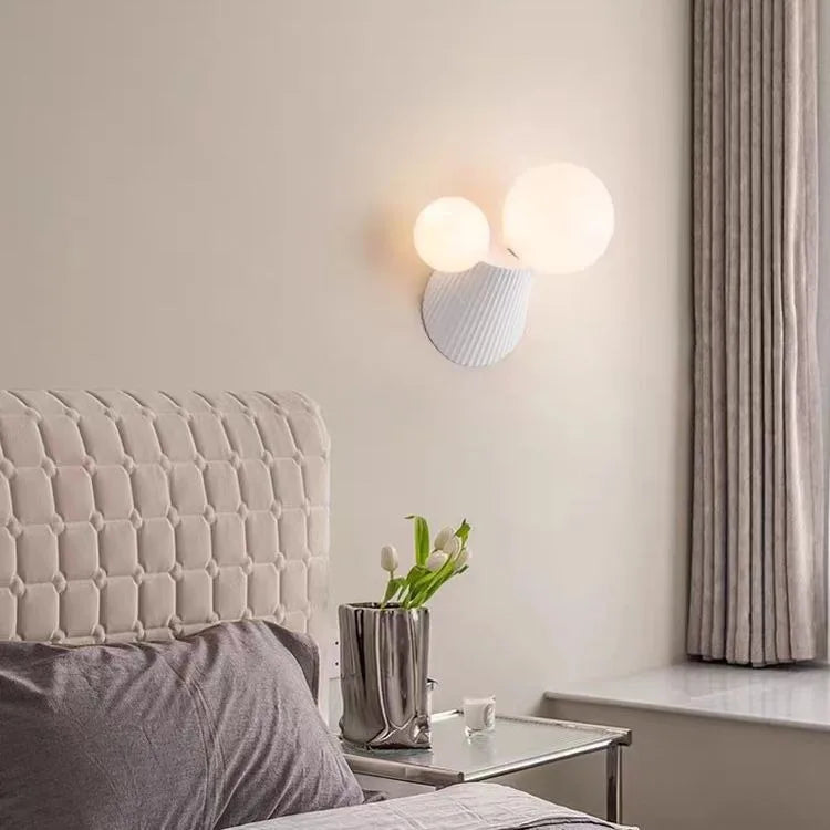 applique murale led cactus en résine verre pour étude