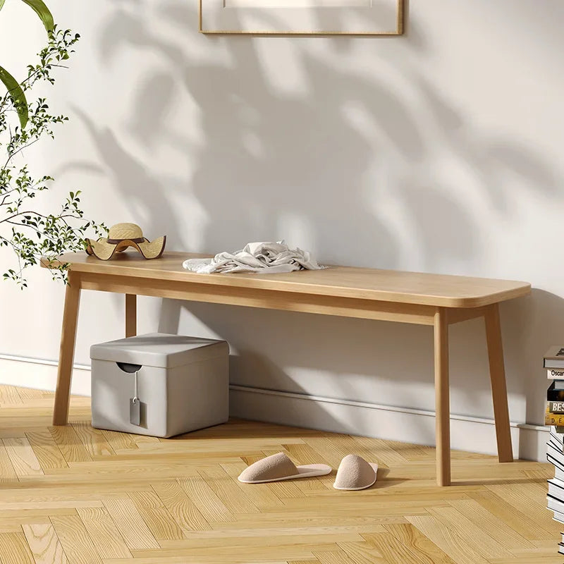 tabouret en noyer pour salle à manger et cabine d'essayage style chinois - vue 5 sur 10