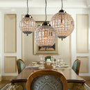 Suspension Lampe K9 Cristal Style Cour Médiévale