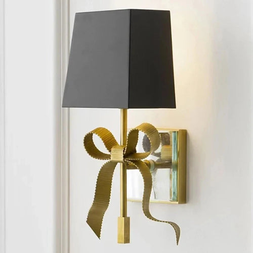 Applique murale LED moderne avec nœud rétro
