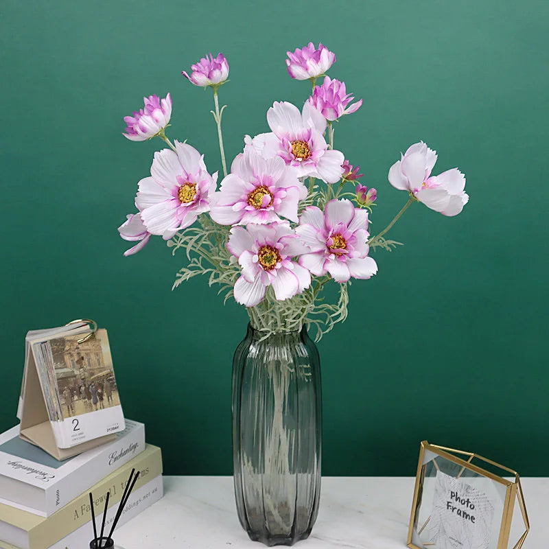 branche de fleurs artificielles en soie pour décoration de mariage - vue 4 sur 12