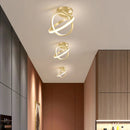 plafonnier moderne à leds pour éclairage de couloir maison