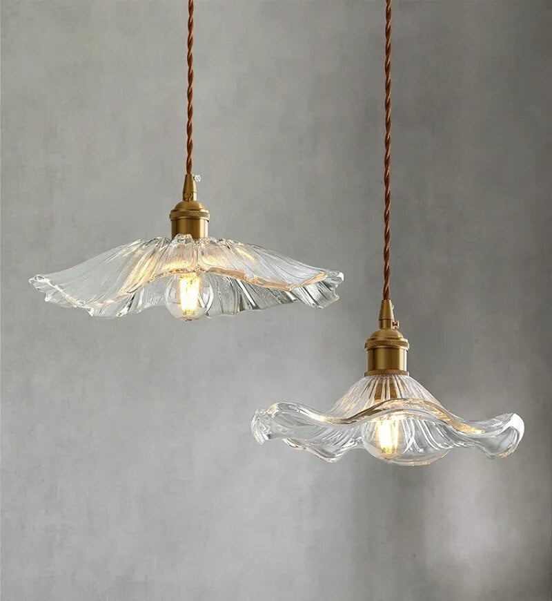 Suspension en verre au design nordique moderne - vue 4 sur 12