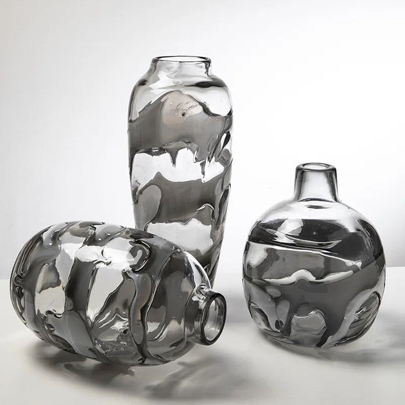 vase en verre pliable pour arrangements floraux et terrariums décoratifs - vue 4 sur 10