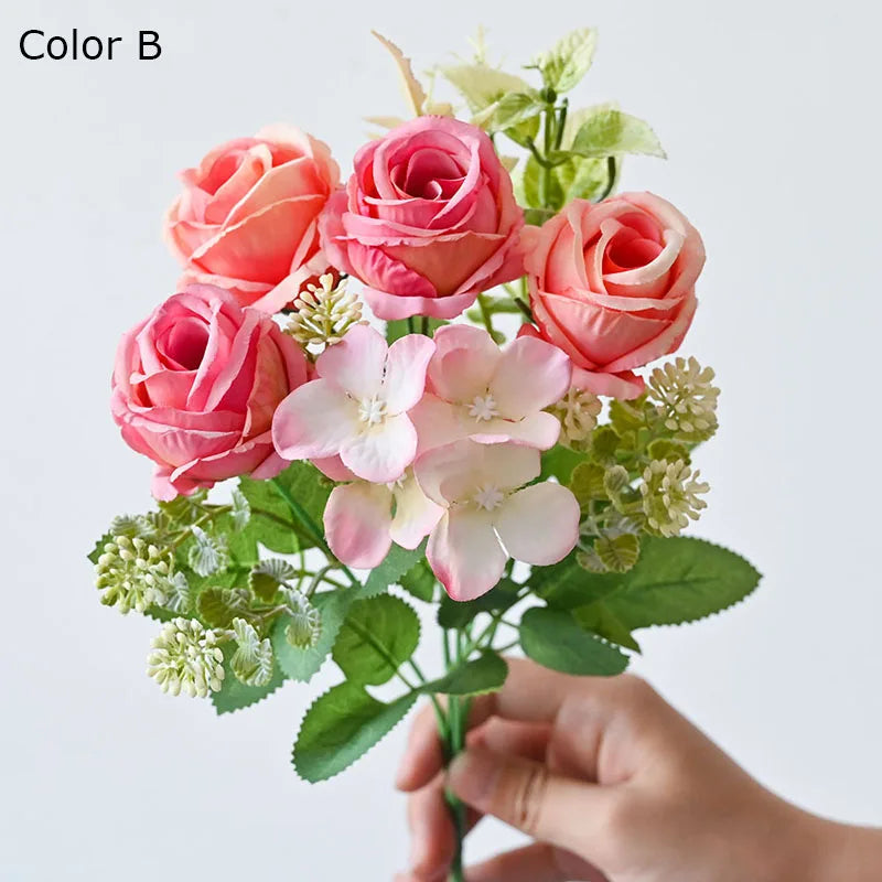 bouquet de pivoines artificielles rétro pour décoration de mariage - vue 10 sur 10