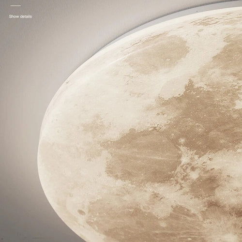 Plafonnier lune moderne minimaliste - vue 6 sur 10