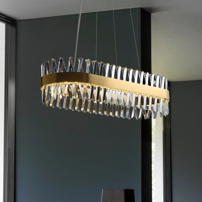 Luxuriöser Kristall-Kronleuchter Winfordo WF-XD009 für Innenräume - vue 3 sur 10