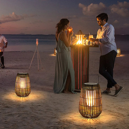 lampadaire solaire décoratif pour jardin et extérieur