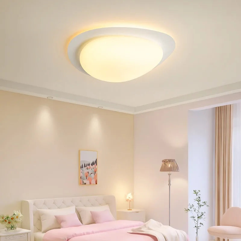 Plafonnier Led japonais en bois