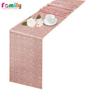 Chemin de table à paillettes doré argent rose