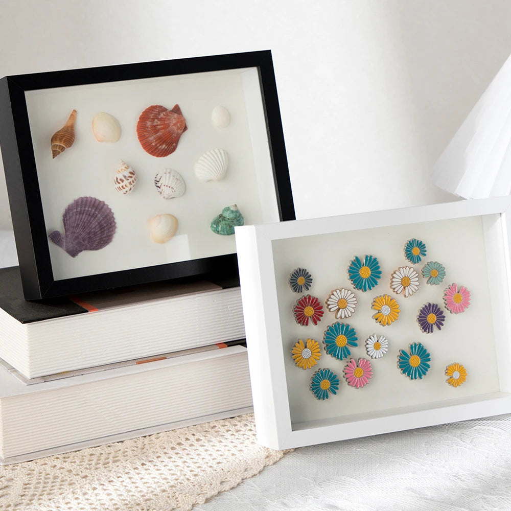 3D Photo Frame Shadow Box Frames, Hollow Bouquet Specimens Case for Crafts, Picture Frame, Memorabilia, 3-5cm - vue 4 sur 9