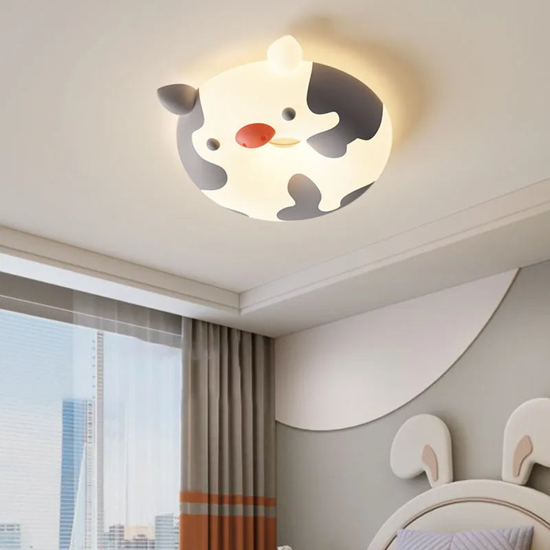 plafonnier led chat mignon pour chambre d'enfant prince et princesse - vue 4 sur 13