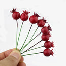 lot de 10 baies artificielles pour couronne de bricolage