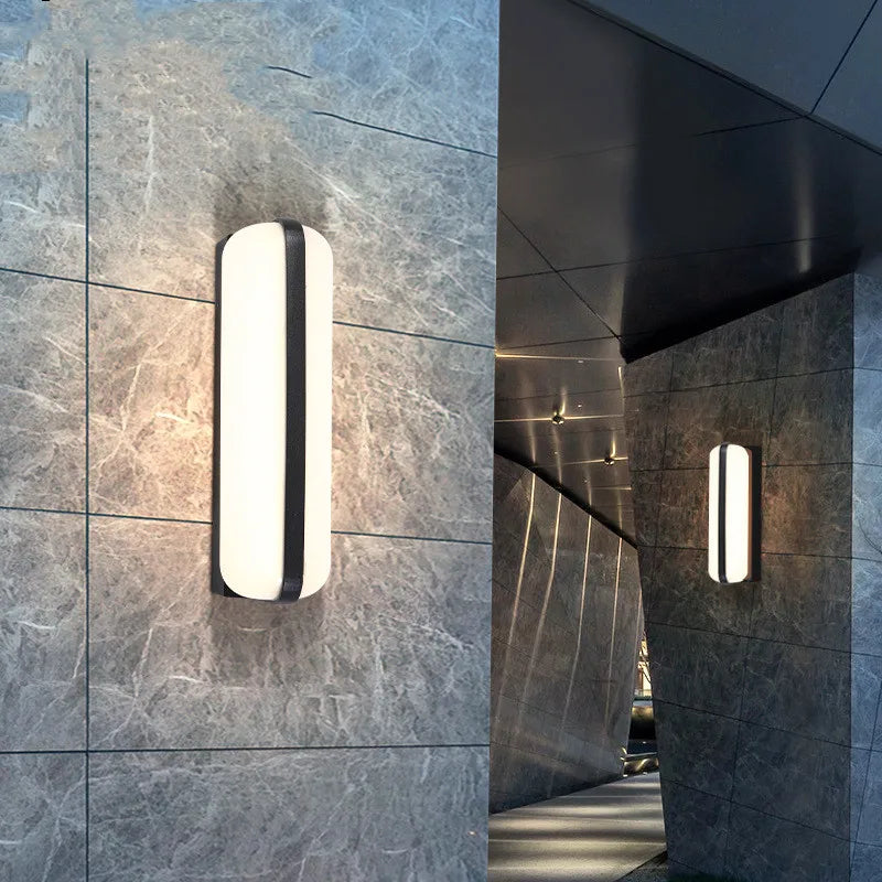 Applique murale extérieure Simple IP65 étanche applique murale externes pour jardin cour balcon couloir luminaire 85-265V - vue 4 sur 10