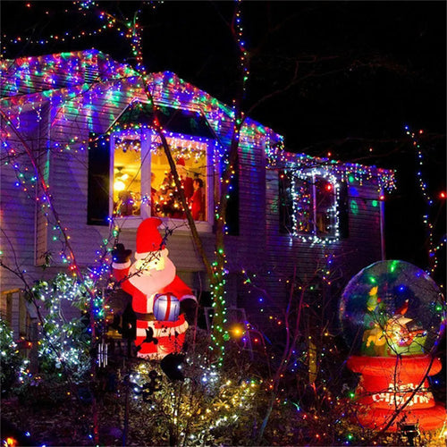 Dekorative LED-Lichterkette für Weihnachtsbaum, Hochzeit, Innen und Außen - vue 6 sur 10