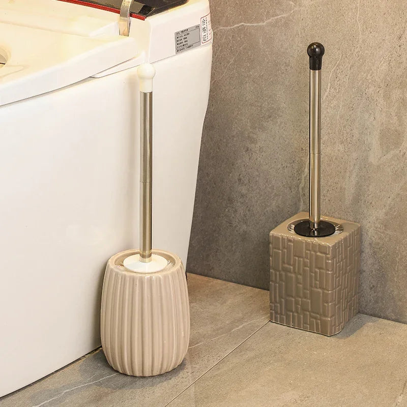 brosse de toilette céramique nettoyage sans angle mort - vue 4 sur 13