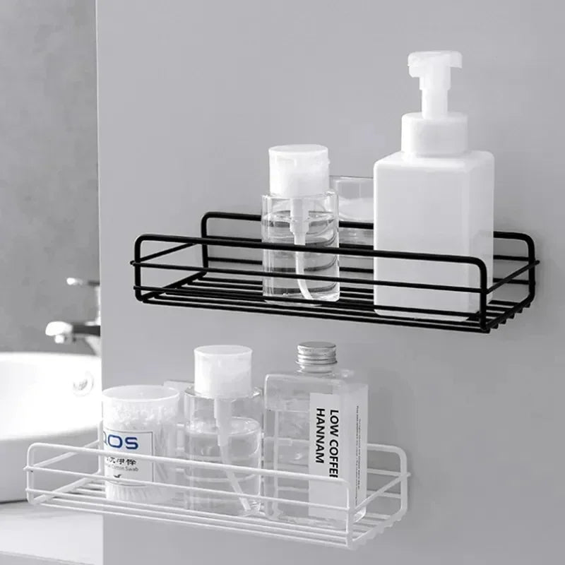 étagère murale de rangement pour cosmétiques et shampoing