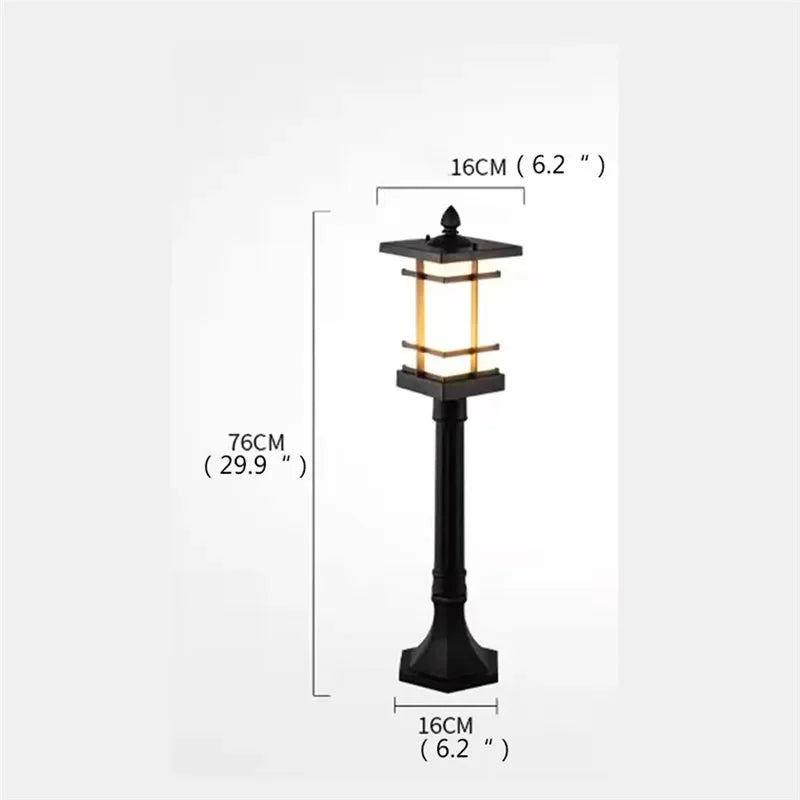 Moderne LED-Außenleuchte für Garten und Hof - vue 46 sur 47