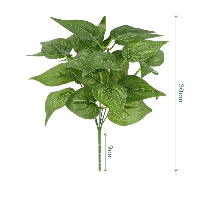feuilles de bambou dieffenbago en soie pour décoration élégante - vue 19 sur 32