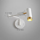 applique murale led modernes avec interrupteur tactile réglables