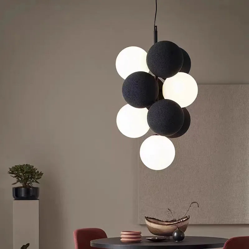 Abstracta – lustre LED à bulles - vue 3 sur 12