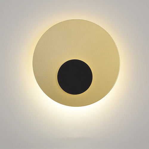 applique murale led lune dorée style nordique décoratif