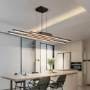 Moderner nordischer LED-Kronleuchter aus Aluminium minimalistisch Design