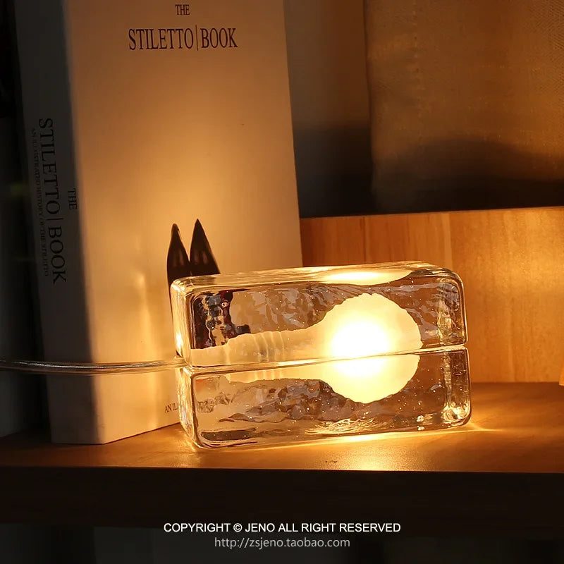 veilleuse led créative en forme de glaçon cadeau pour enfants - vue 7 sur 7