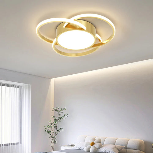 Moderner LED-Kronleuchter für elegante nordische Inneneinrichtung - vue 5 sur 21
