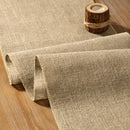Chemin de table jute naturel style ferme rustique