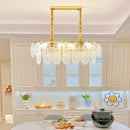 lustre en verre de style luxueux pour intérieur élégant