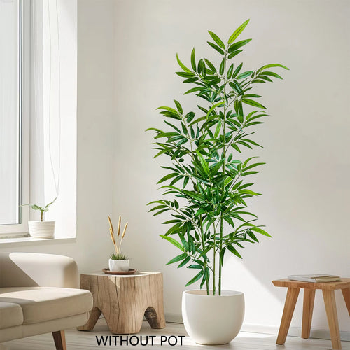 lot de 3 branches de bambou artificielles pour décoration intérieure festive