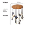 Deckenleuchte aus Marmor und Holz – moderne und elegante Pendelleuchte
