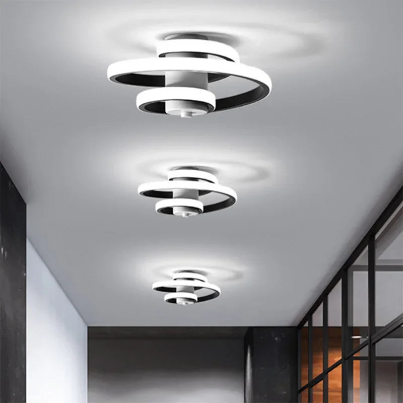 plafonnier à led moderne pour éclairage intérieur design - vue 9 sur 8