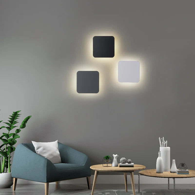 Applique murale led tactile nordique pour allée escalier entrée - vue 3 sur 22
