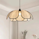 lampe suspendue moderne en tissu pour décoration artistique