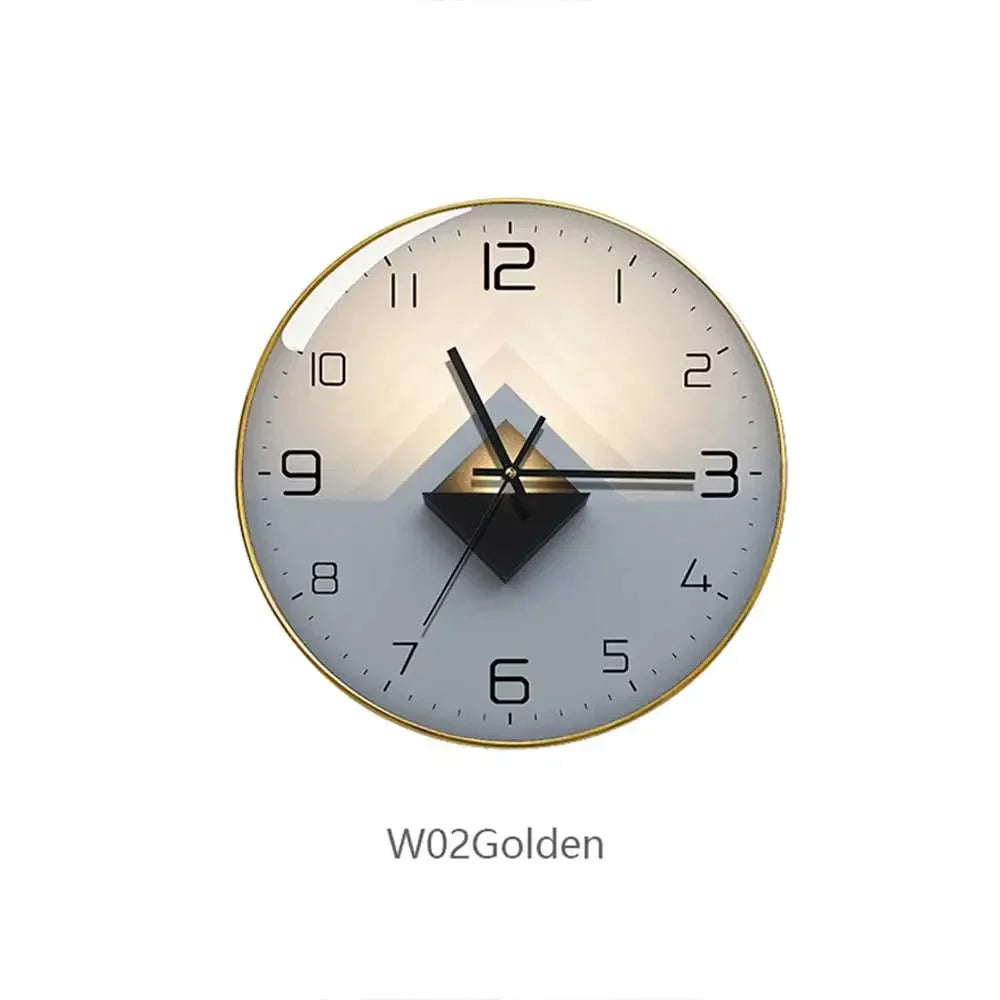 horloge murale en verre design moderne créatif pour décoration intérieure - vue 14 sur 18