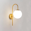 applique led boule de verre de luxe pour hôtel bar