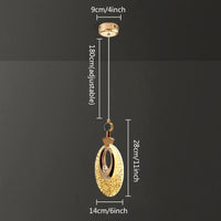 Suspension LED en cristal design nordique décorative idéale maison