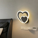 LED-Wandleuchte modernes nordisches Design Herzform