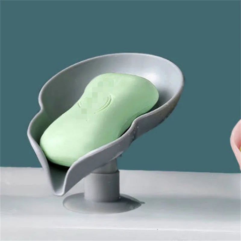 porte-savon design feuille pour salle de bain et douche - vue 8 sur 8
